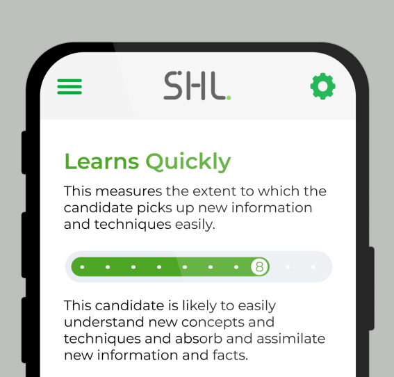 manager hiring candidate report mobile