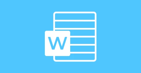 blue icon microsoft word