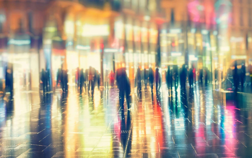 blurred people SH005